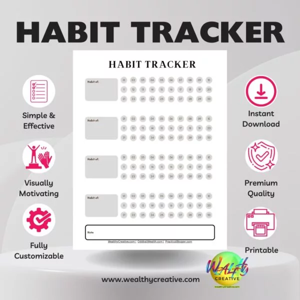 Easy Habit Tracking: Download Our Premium PDF!
