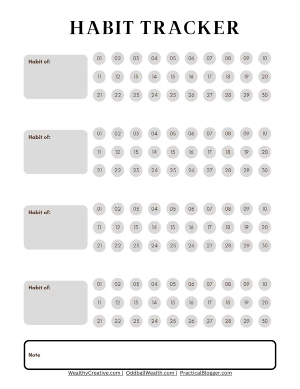 Build Lasting Habits: The Premium Habit Tracker!