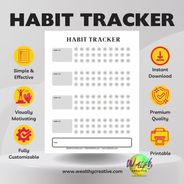 Celebrate Progress: The Fun & Effective Habit Tracker!