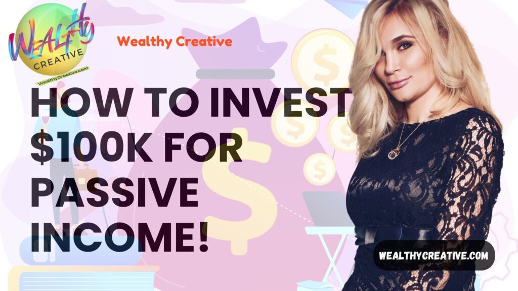 Person following a step-by-step investment guide with $100k.