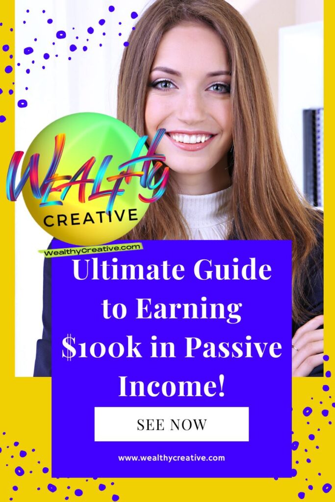 Woman making $100k Passive Income Stream