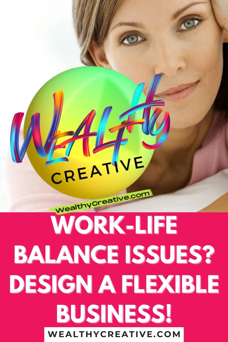 A person juggling a laptop, a family, and a hobby, with a calm smile, symbolizing successful work-life balance through a flexible business.
