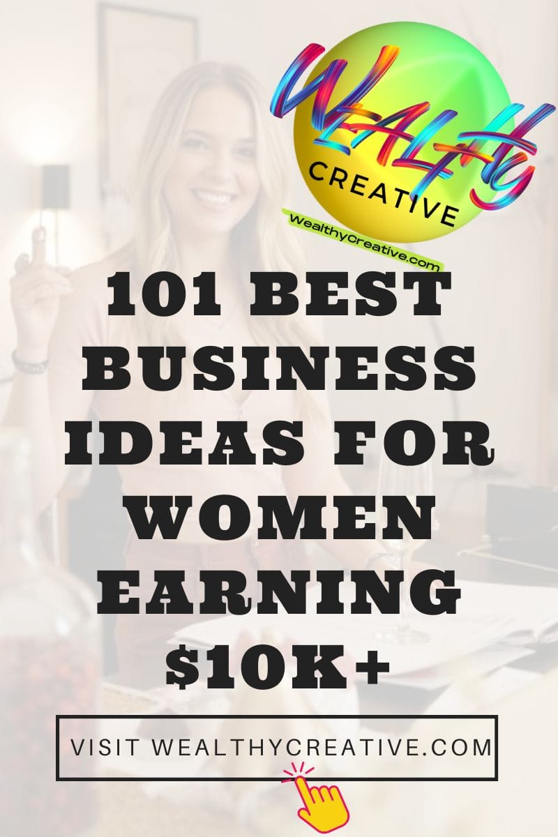 Extremely gorgeous blond Woman entrepreneur celebrating $10K month milestone at her home office desk