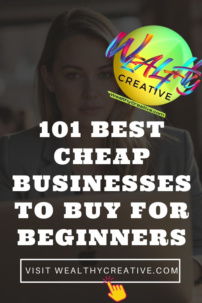 entrepreneur reviewing cheap businesses to buy list