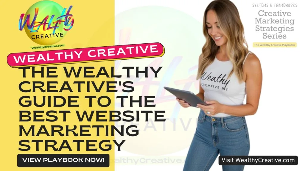 The Wealthy Creative's Guide to the Best Website Marketing Strategy! | View The Wealthy Creative Playbook Now! Visit WealthyCreative.com Today.